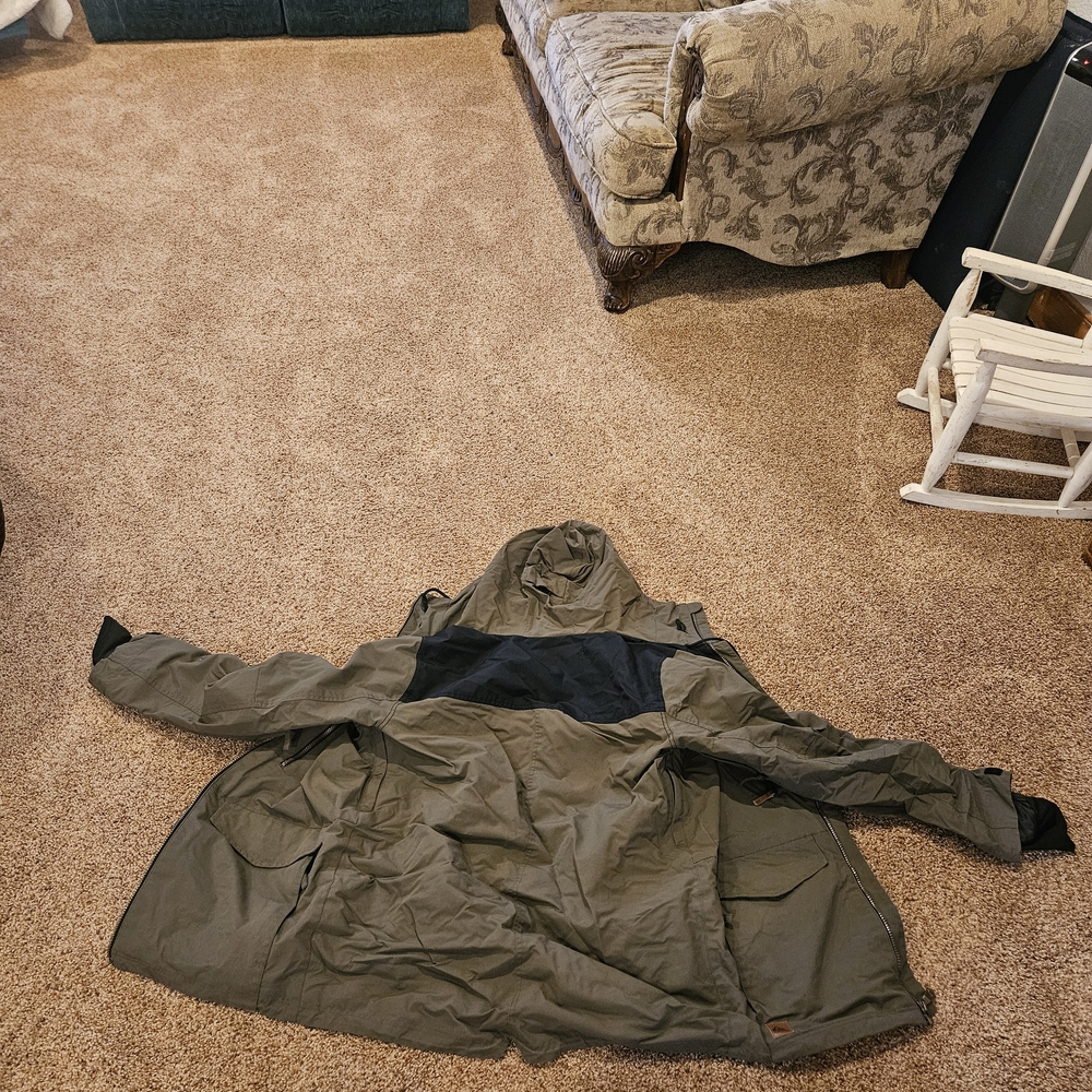Men's Khaki and Black Field Jacket